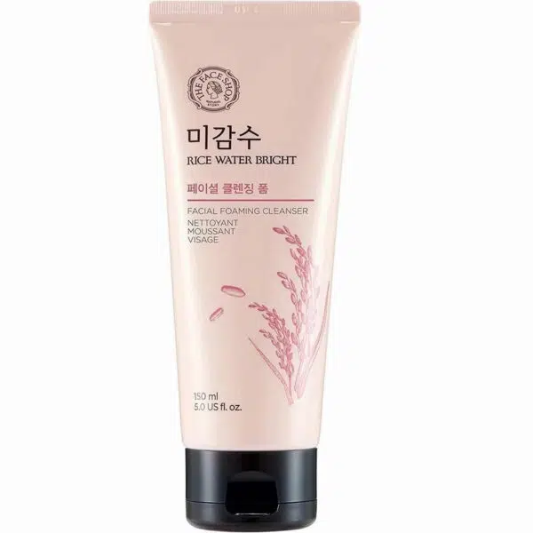 Face Shop Rice Water Bright Facial Foaming Cleanser